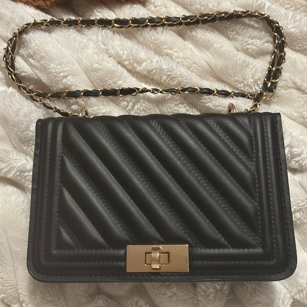 Black crossbody bag